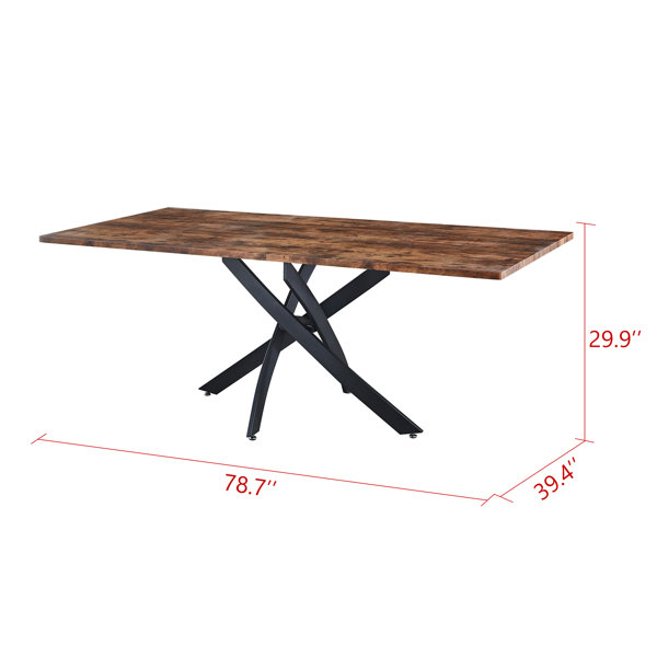 Juxing Furniture Inc Metal Base Dining Table | Wayfair